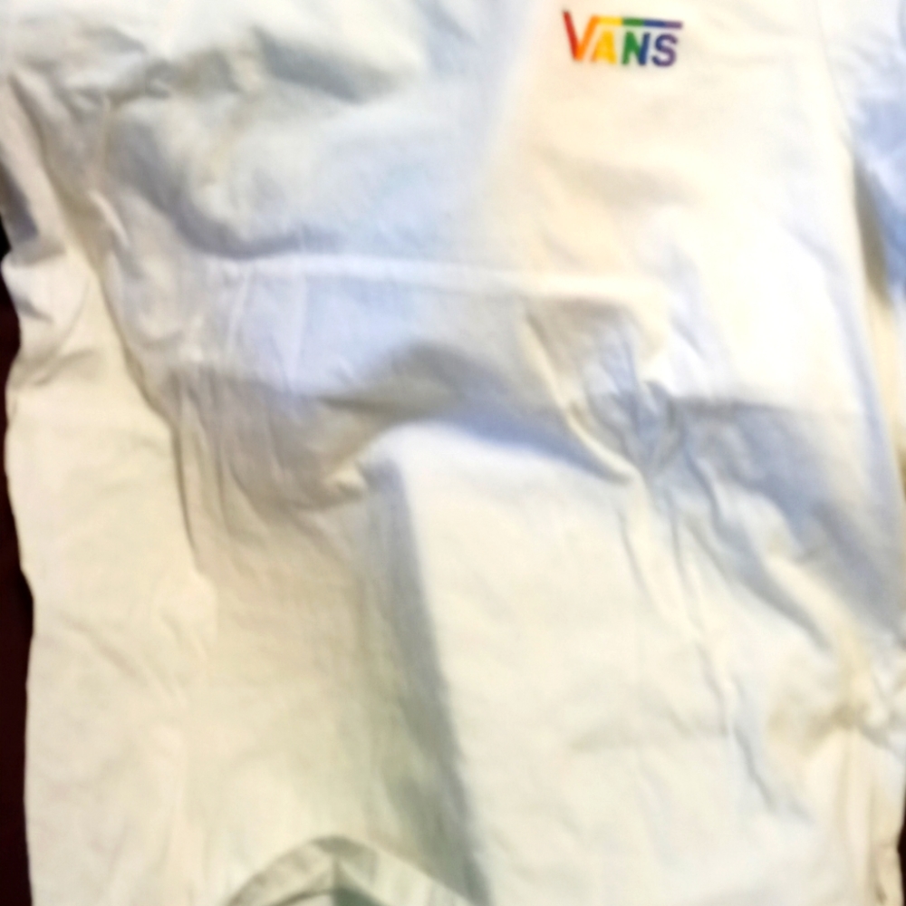 LGBQT vans t shirt and slip on shoes